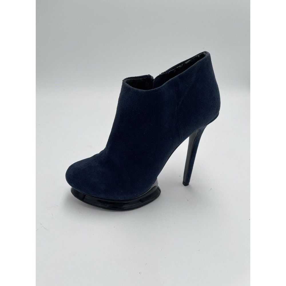Dolce Vita Navy Platform Stiletto Heels Bootie Blue Platform 7.5